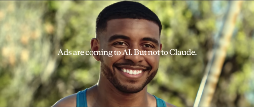 Ad sample showing with text