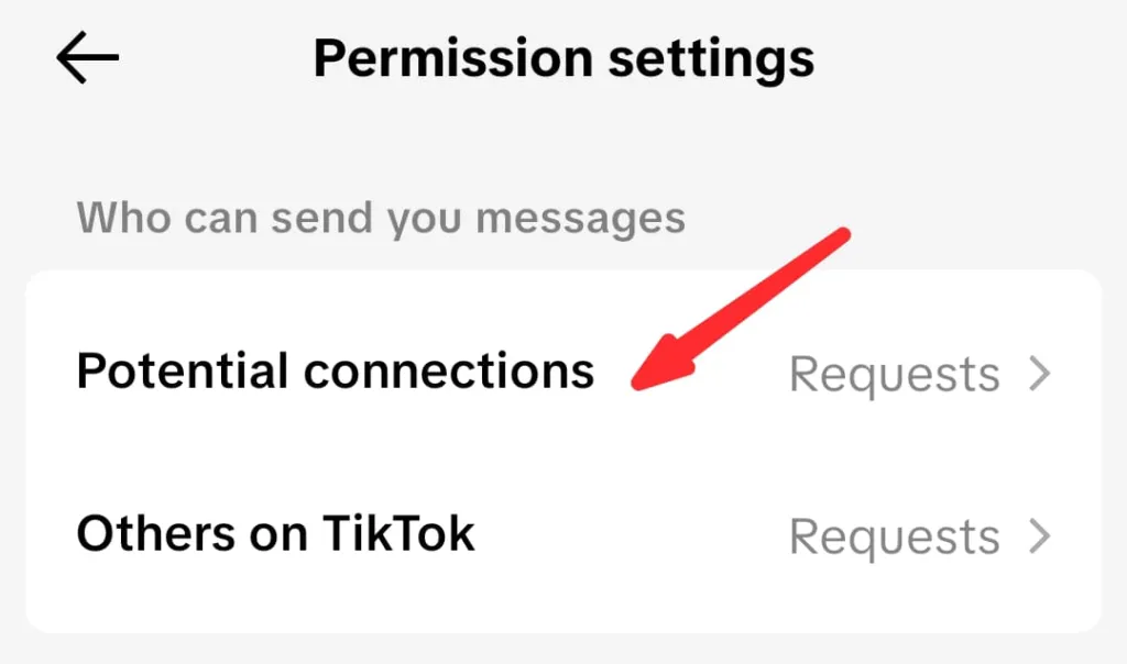 Customize the “Who can send you messages” section