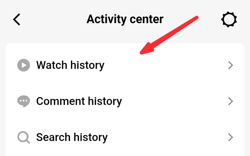 From here, you can manage your activities on TikTok.
