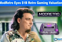 ModRetro M64 console with a $1B valuation graphic, highlighting Palmer Luckey’s retro gaming investment news.