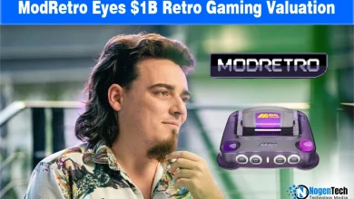 ModRetro M64 console with a $1B valuation graphic, highlighting Palmer Luckey’s retro gaming investment news.