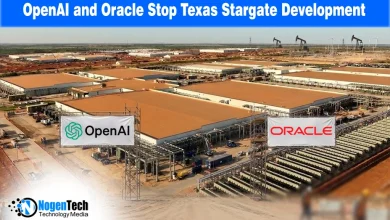 Construction site of the Stargate AI data center in Abilene, Texas, following the news of the OpenAI and Oracle expansion cancellation.