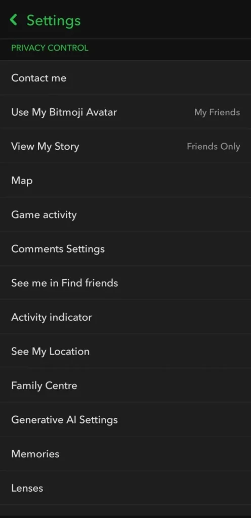 PRIVACY CONTROL