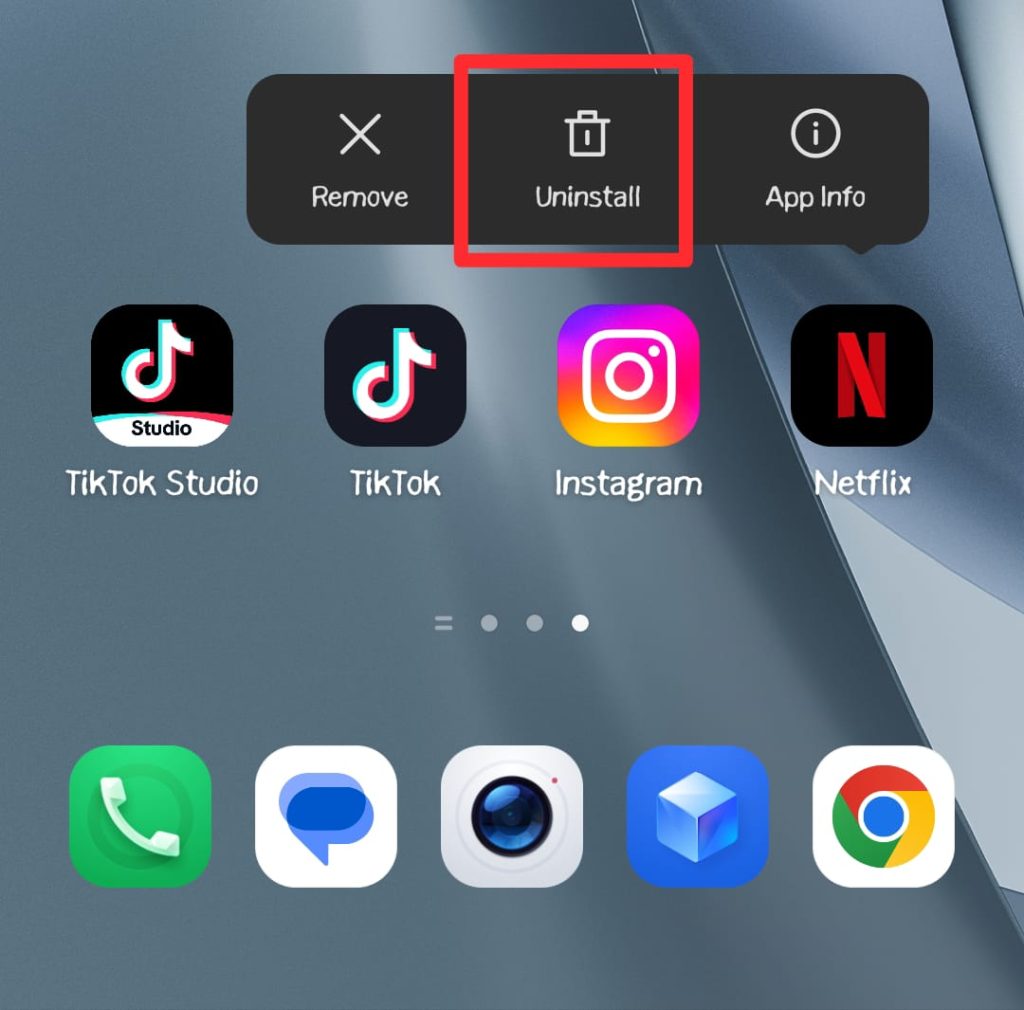 Uninstall Netflix