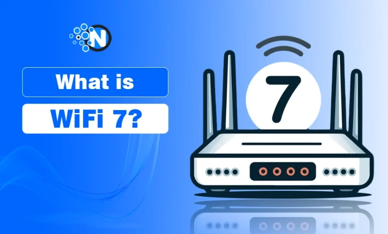wi fi 7 technology showing high speed wireless network router with multiple devices connected in modern smart home