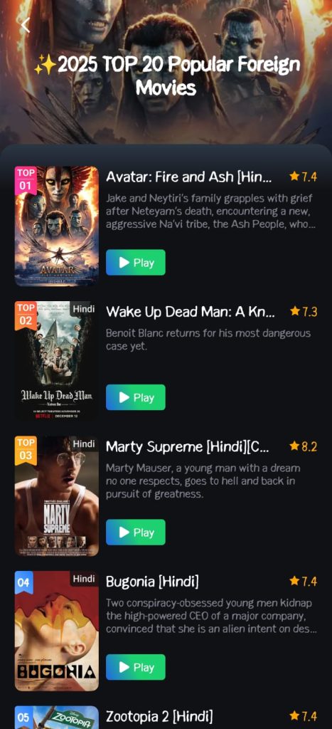 Extensive Content Library at MovieBox