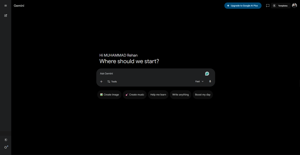 Screenshot of Gemini Homepage by NogenTech