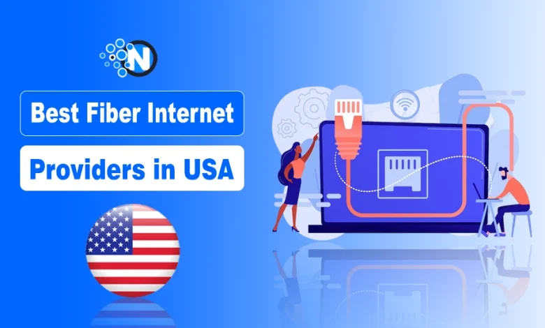 Comparison of the best fiber internet providers in the USA, including AT&T Fiber, Google Fiber, Verizon Fios, Frontier Fiber, Ziply Fiber, Quantum Fiber, T-Mobile Fiber, Brightspeed Fiber, Lumos Fiber, and Xfinity Fiber.