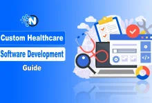 custom healthcare software development dashboard with AI and patient data