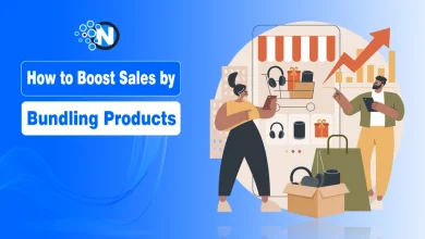 How to boost sales by bundling products with ecommerce shopping illustration