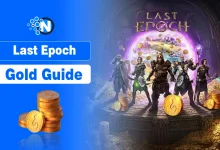 Last Epoch gold farming guide showing coins, gameplay, and characters