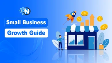 Illustration showing small business scaling and growth