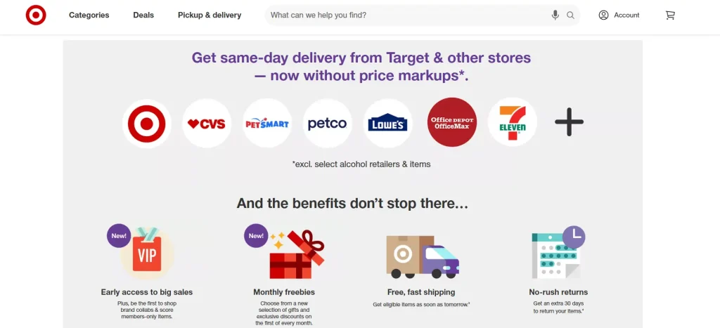 Screenshot of the Target Circle 360
