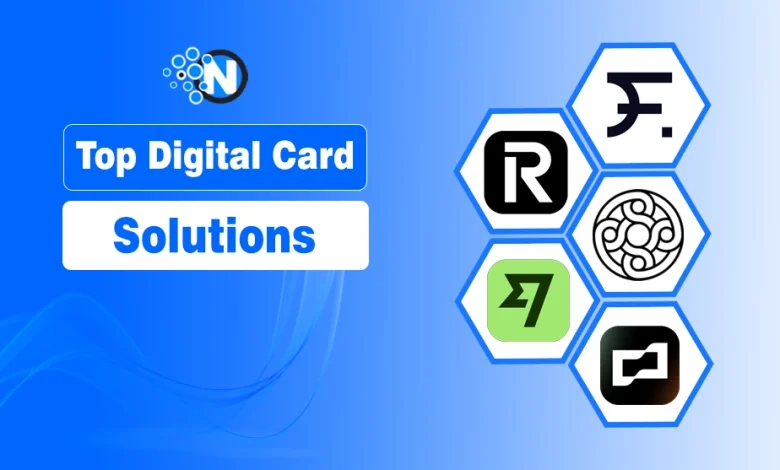 Illsutration with top Digital Card Providers logos