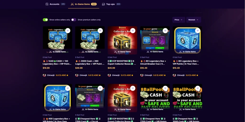 ZeusX Marketplace screenshot by NogenTech
