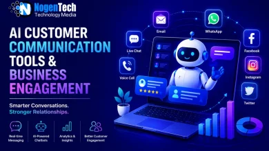 Illustration of AI Customer Communication Tools for better Business Engagement