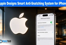 Apple smart anti-snatching system Stolen Device Protection iPhone banner for NogenTech.