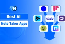 Best AI note taker apps featured banner for NogenTech.