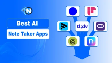 Best AI note taker apps featured banner for NogenTech.