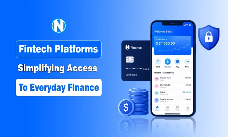 Illustration of a Fintech Platform
