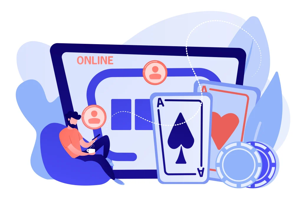 Player enjoying iGaming on smartphone