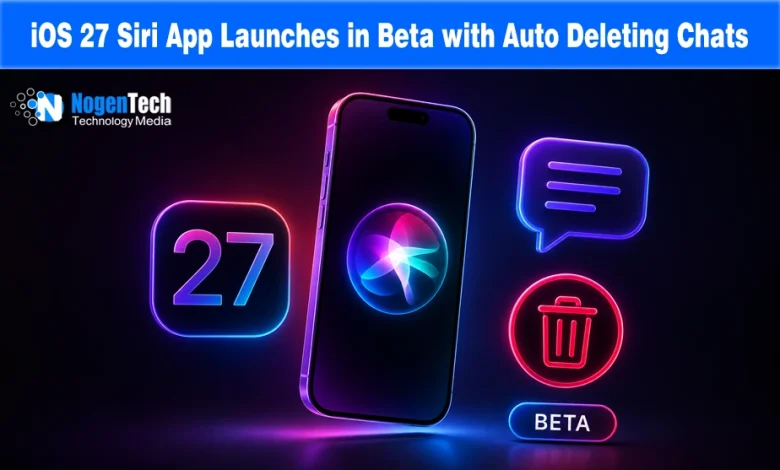 Apple Siri App in iOS 27 to Feature Auto-Deleting Chats