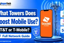 What towers does Boost Mobile use with AT&T, T-Mobile and 5G network coverage guide