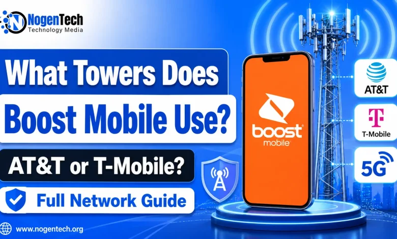 What towers does Boost Mobile use with AT&T, T-Mobile and 5G network coverage guide