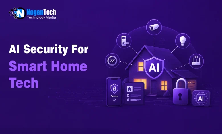 Ilustration of AI Security for Smart Home Tech