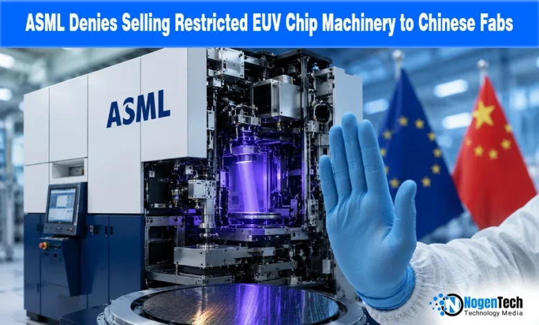 ASML Denies Selling Restricted EUV Chip Machinery to Chinese Fabs news banner for NogenTech.