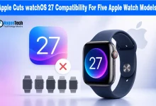 Apple Cuts watchOS 27 Compatibility For Five Apple Watch Models news banner for NogenTech.