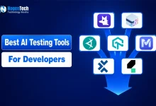 Best AI Testing Tools for Developers guide banner for NogenTech.