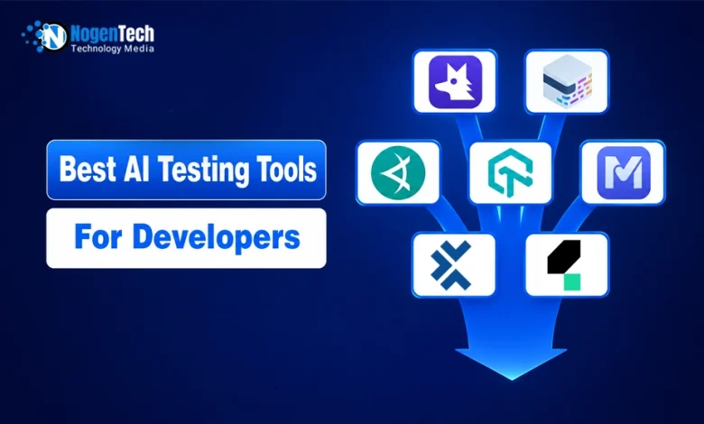 Best AI Testing Tools for Developers guide banner for NogenTech.