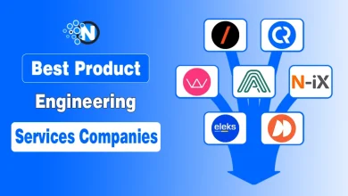 Illustration containing the logos of Best Product Engineering Services Companies