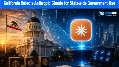 California Selects Anthropic Claude for Statewide Government Use news banner for NogenTech.