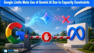 Google Limits Meta Use of Gemini AI Due to Capacity Constraints news banner for NogenTech.