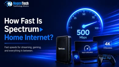 How fast is Spectrum home internet featured banner for NogenTech.