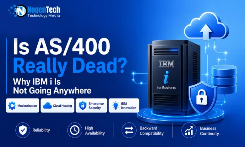 Is AS 400 Really Dead why IBM i is here to stay guide banner for NogenTech.