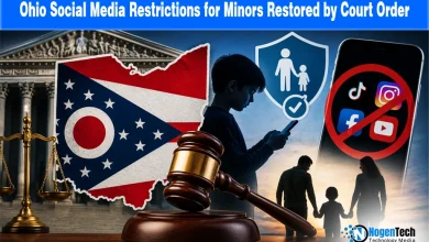 Ohio Social Media Restrictions for Minors Restored by Court Order news banner for NogenTech.