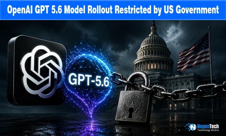 OpenAI GPT 5.6 Model Rollout Restricted by US Government news banner for NogenTech.