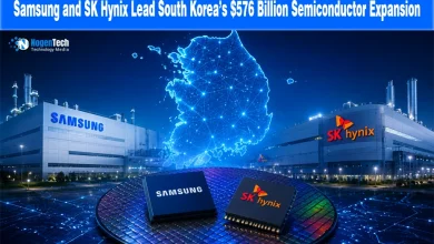 Samsung and SK Hynix Lead South Korea’s $576 Billion Semiconductor Expansion news banner for NogenTech.