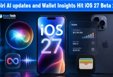 Siri AI updates and Wallet Insights Hit iOS 27 Beta 2 news banner for NogenTech.