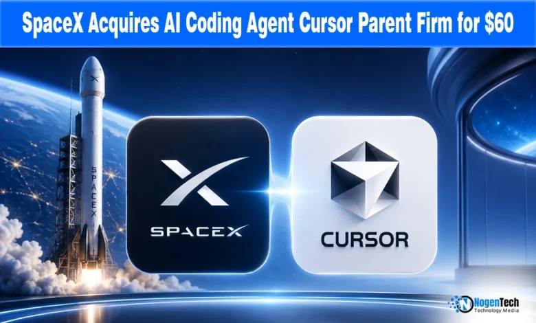 SpaceX Acquires AI Coding Agent Cursor Parent Firm for $60 news banner for NogenTech.