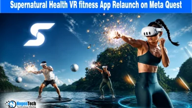 Supernatural Health VR fitness app relaunch on Meta Quest banner for NogenTech.