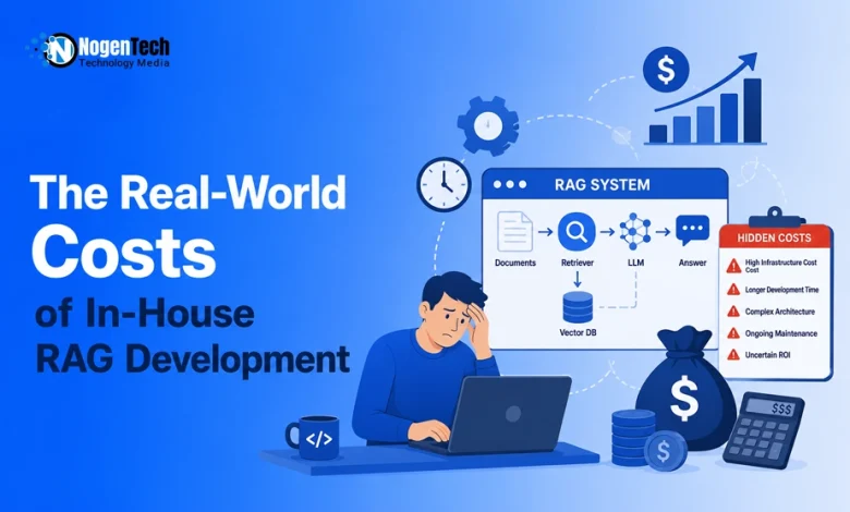 The Real-World Costs of In-House RAG Development feature banner for NogenTech.