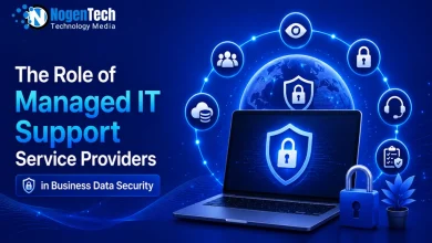 The Role of Managed IT Support Service Providers informational banner for NogenTech.