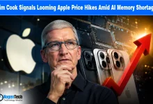 Tim Cook Signals Looming Apple Price Hikes Amid AI Memory Shortage news banner for NogenTech.