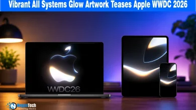 Vibrant All Systems Glow artwork teases Apple WWDC 2026 featured banner for NogenTech.