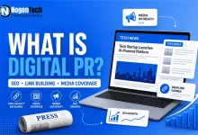 What is Digital PR featured informational banner for NogenTech.
