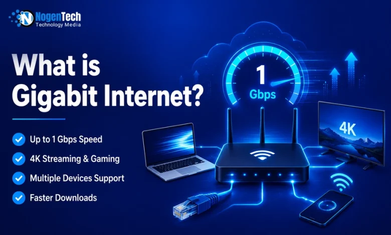 What Is Gigabit Internet explanatory guide banner for NogenTech.